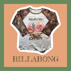 BILLABONG Baseball Style T-shirt